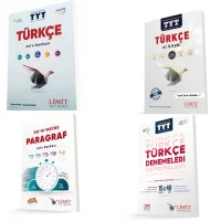 Limit Yayınları TYT Türkçe Seti Konu Soru Ve Deneme Sınavı 4 Kitap