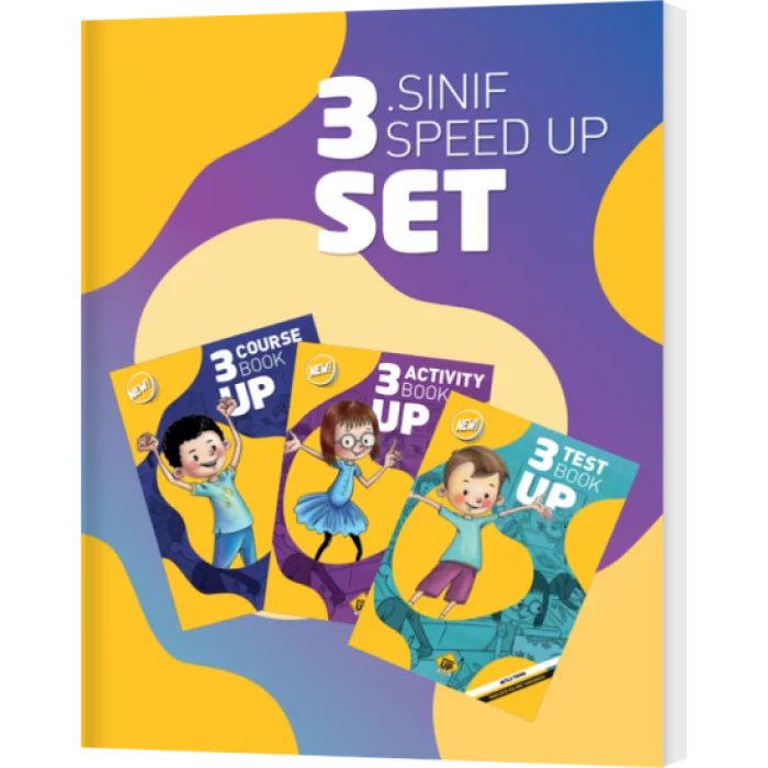 3.Sınıf Speed Up 3 lü Set Activity Course and Test Book