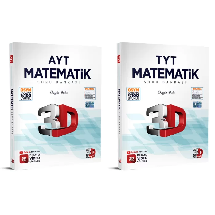 3D Yayınları TYT AYT Matematik Soru Bankası Seti