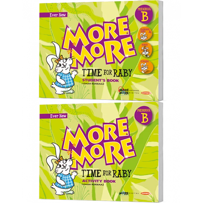 More & More Time For Raby Preschool B 4-5 Yaş 2 Lİ Set