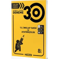 Hız Yayınları 8. Sınıf TC İnkılap Tarihi ve Atatürkçülük 30 Deneme