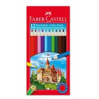FABER CASTELL ORİJİNAL Kuru Boya 12 Renk Tam Boy