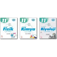 Palme Yayıncılık 11. Sınıf Fen Liseleri Fizik Kimya Biyoloji Soru Bankası Set 3 Kitap