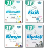 Palme Yayıncılık 11. Sınıf Fen Liseleri Sayısal Soru Bankası Set 4 Kitap Matematik Fizik Kimya Biyoloji