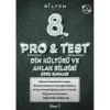 Bilfen Yayınları 8.Sınıf Din Kültürü Pro Test Soru Bankası