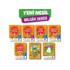 Kırmızı Beyaz Yeni Nesil Bilgin Süper Plus Set 4.Sınıf 7 Kitap