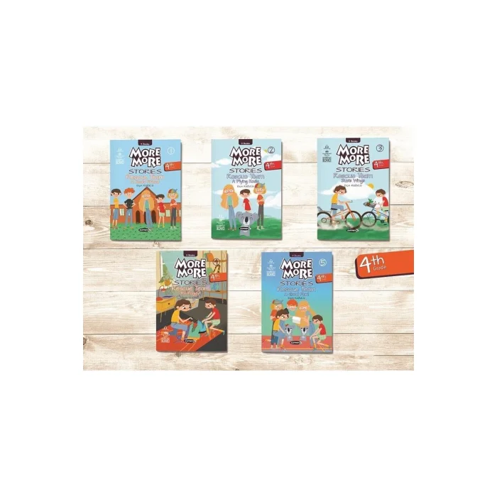 Kurmay Elt More And More Stories 4. Sınıf Hikaye Seti 5 Kitap Yeni