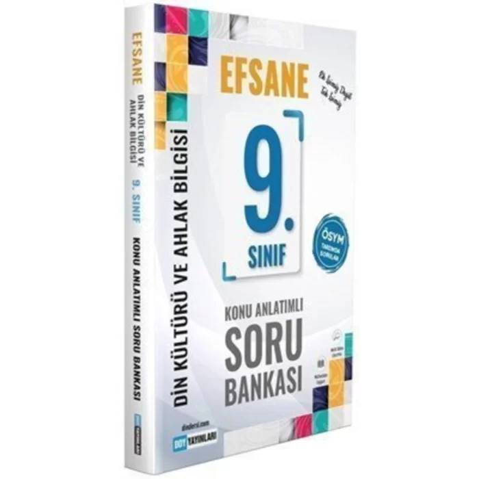 Ddy 9.sınıf Din Kültürü Ve Ahlak Bilgisi Efsane Konu Anlatımlı Soru Bankası