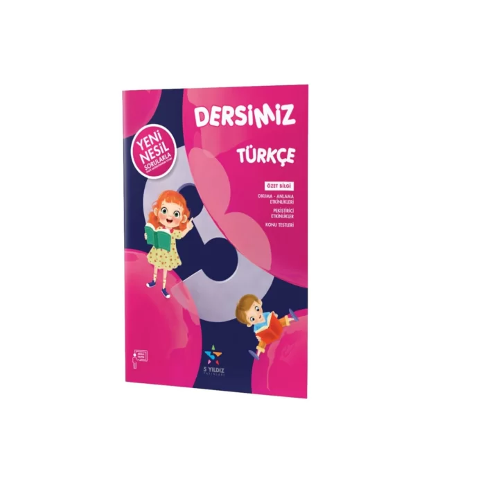 5 Yıldız Yayınları 3. Sınıf Dersimiz Türkçe Soru Bankası