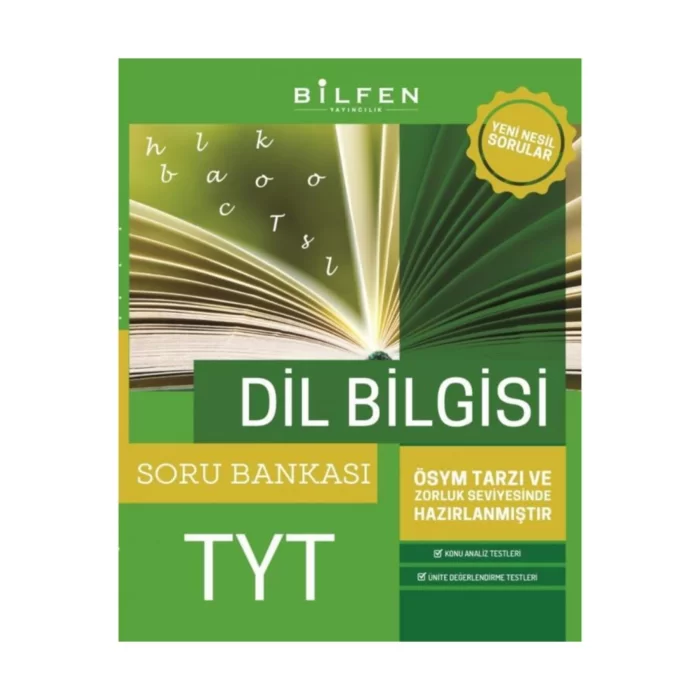 Bilfen Yayınları Tyt Dil Bilgisi Soru Bankası