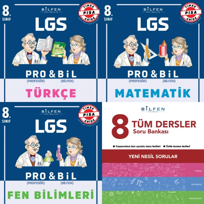 Bilfen 8.Sınıf Pro Bil Tüm Dersler Seti