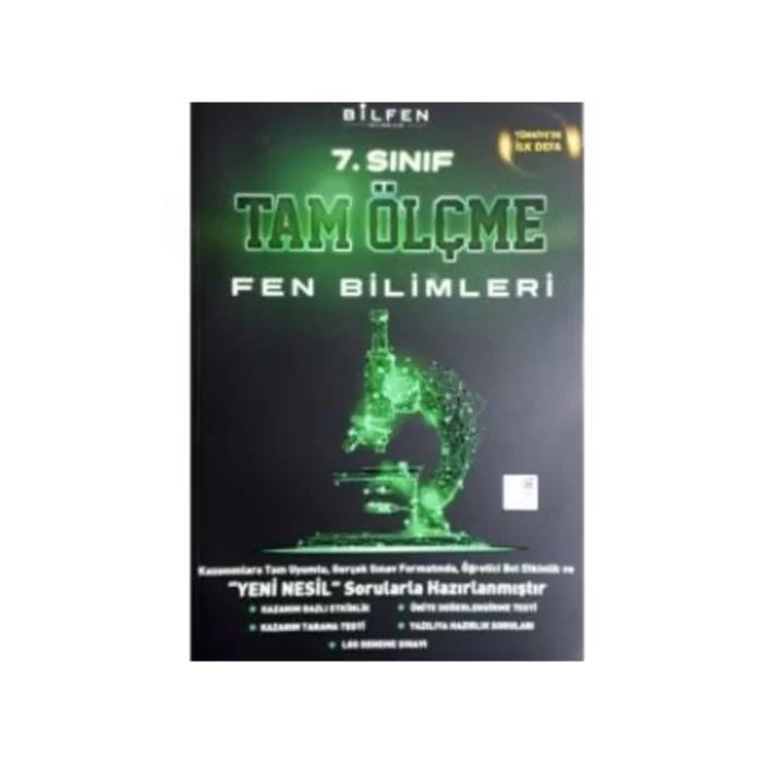 Bilfen Yayınları 7. Sınıf Fen Bilimleri Tam Ölçme Kitabı Yeni