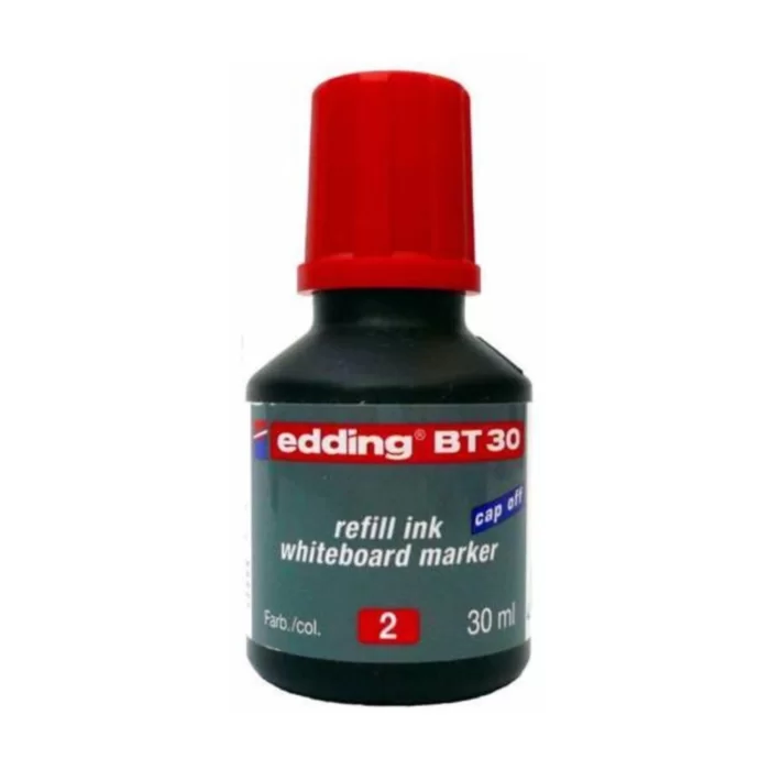 BT30 Whiteboard Marker Ink Yazı Tahtası Kalemi Mürekkebi 30 ml Kırmızı
