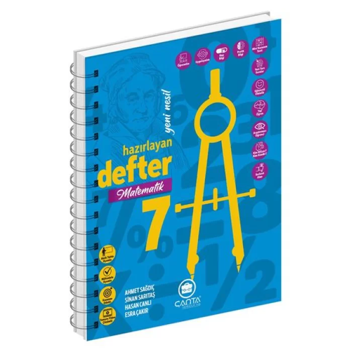 Çanta Yayınları 7.Sınıf Matematik Okula Yardımcı Hazırlayan Defter