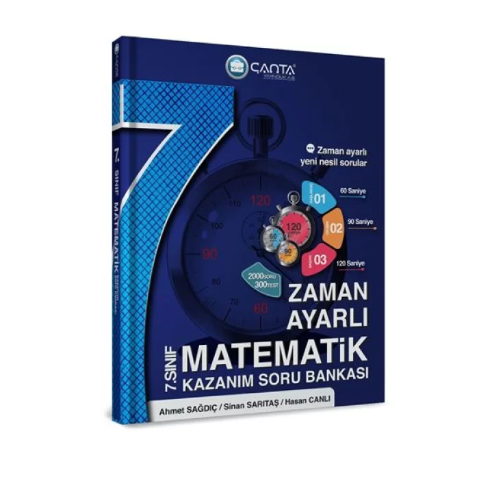 Çanta Yayınları 7.Sınıf Matematik Zaman Ayarlı Kazanım Soru Bankası