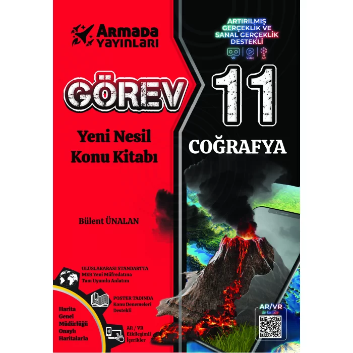 11. Sınıf Coğrafya Görev Konu Kitabı Armada Yayınları