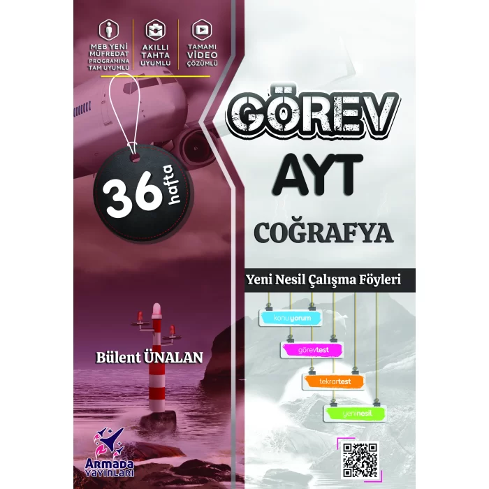 Armada Yayınları Görev Yks Ayt Coğrafya Yeni Nesil Çalışma Föyleri (36 Hafta)