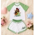 Aisha Yeşil Şort T-shirt Takım