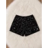PULL DETAYLI ŞORT-SİYAH