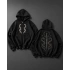 Snake Zip Hoodie - black