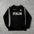 ITALIA SIYAH OVERSIZE SWEATSHIRT