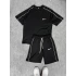 NIKE OVERSIZE ŞORTLU TAKIM - SİYAH