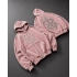 Snake Zip Hoodie - pink