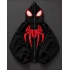 SPIDER Zip Hoodie BLACK