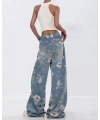 VİNTAGE ÇİCEKLİ BAGGY PANTOLON
