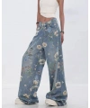 VİNTAGE ÇİCEKLİ BAGGY PANTOLON