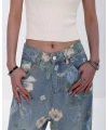 VİNTAGE ÇİCEKLİ BAGGY PANTOLON