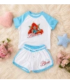 Bloom Turkuaz Şort T-shirt Takım