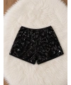 PULL DETAYLI ŞORT-SİYAH