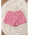 PULL DETAYLI ŞORT-PEMBE