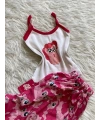 Kırmızı My Little Pony Pinkie Pie Desenli Şık Alt Üst Takım