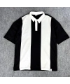 POLO YAKA DİKEY OVERSİZE TSHİRT