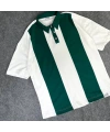 POLO YAKA DİKEY OVERSİZE TSHİRT