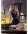 ASHLEY SİMLİ ŞORT ETEK BLUZ - LACİ