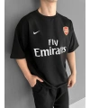 ARSENAL SIYAH OVERSİZE TSHİRT