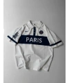 PSG POLO YAKA BEYAZ OVERSİZE TSHİRT