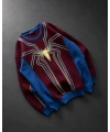Spıder Parçalı Oversize Hoodie