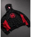 SPIDER OVERSİZE HOODİE-BLACK