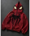 SPIDER Zip Hoodie RED