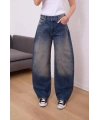 URBAN BAGGY PANTOLON- washed blue