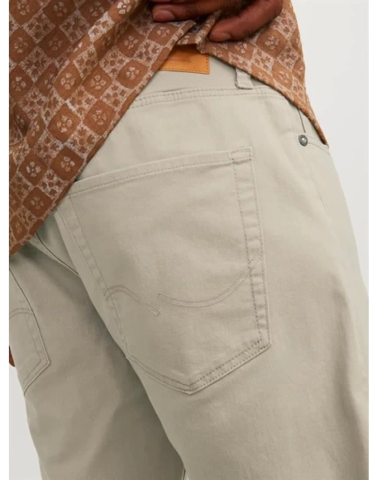 12165892 Likralı Erkek Bermuda Short Taş