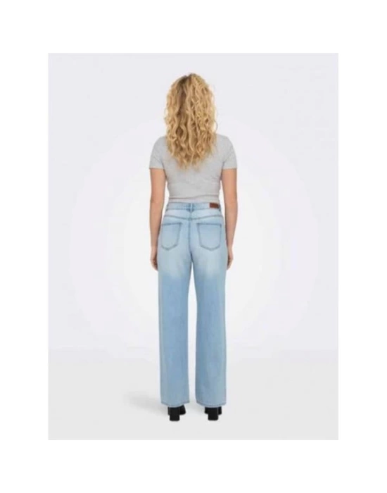 15311891 Likralı Fitilli Crop Kadın T-Shirt Gri