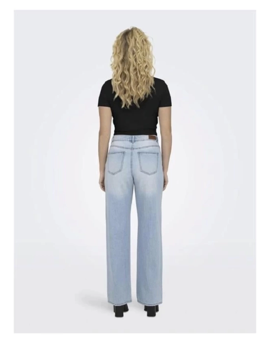 15311891 Likralı Fitilli Crop Kadın T-Shirt Siyah