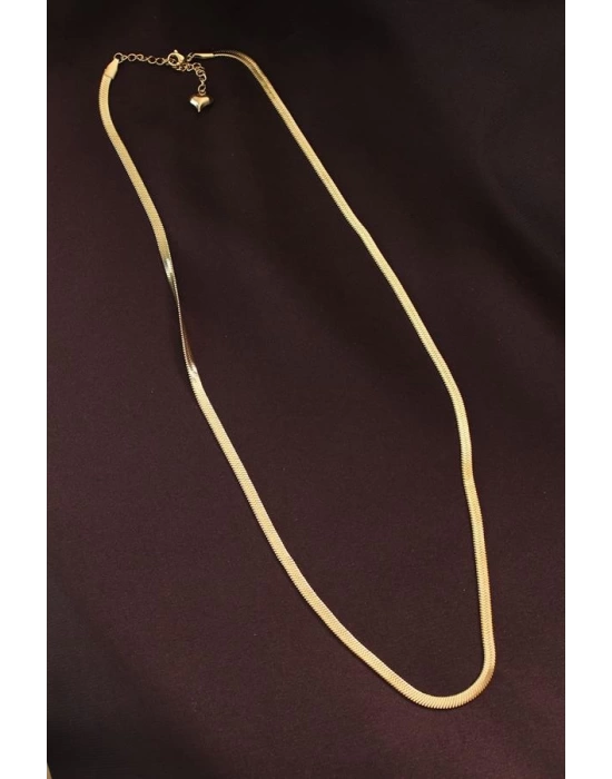 316L Çelik Altın Renk 60 cm İtalyan Zincir Kolye