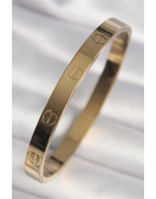 316L Çelik Gold Renk Model Kadın Kelepçe
