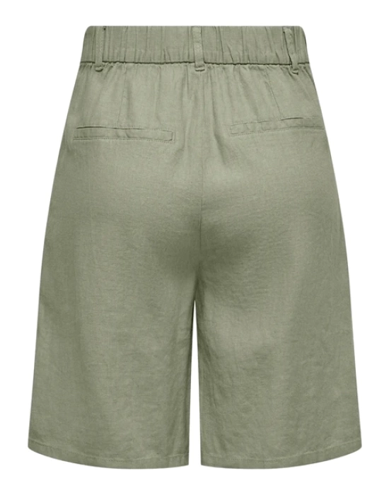 Loose Fit Keten Kadın Şort